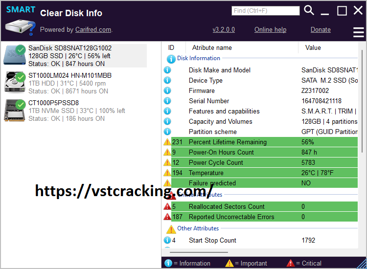 Clear Disk Info Crack Download